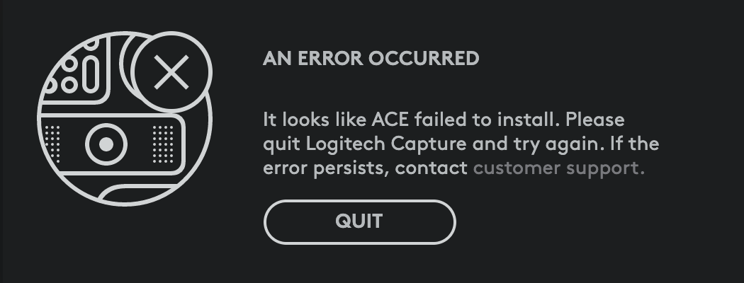 logi capture quit unexpectedly mac