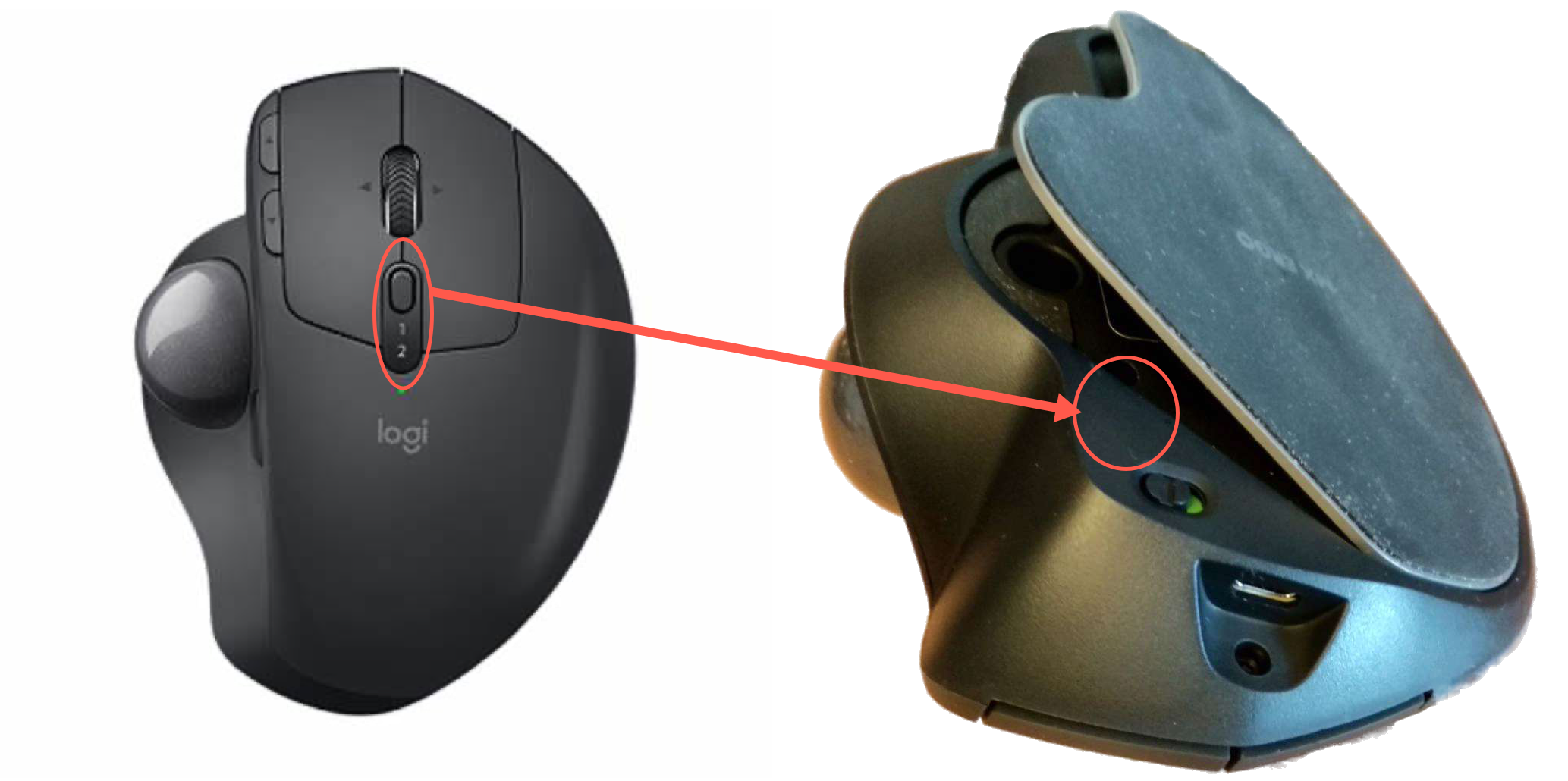 Improving the Ergo MX Trackball Logitech Support en downloads
