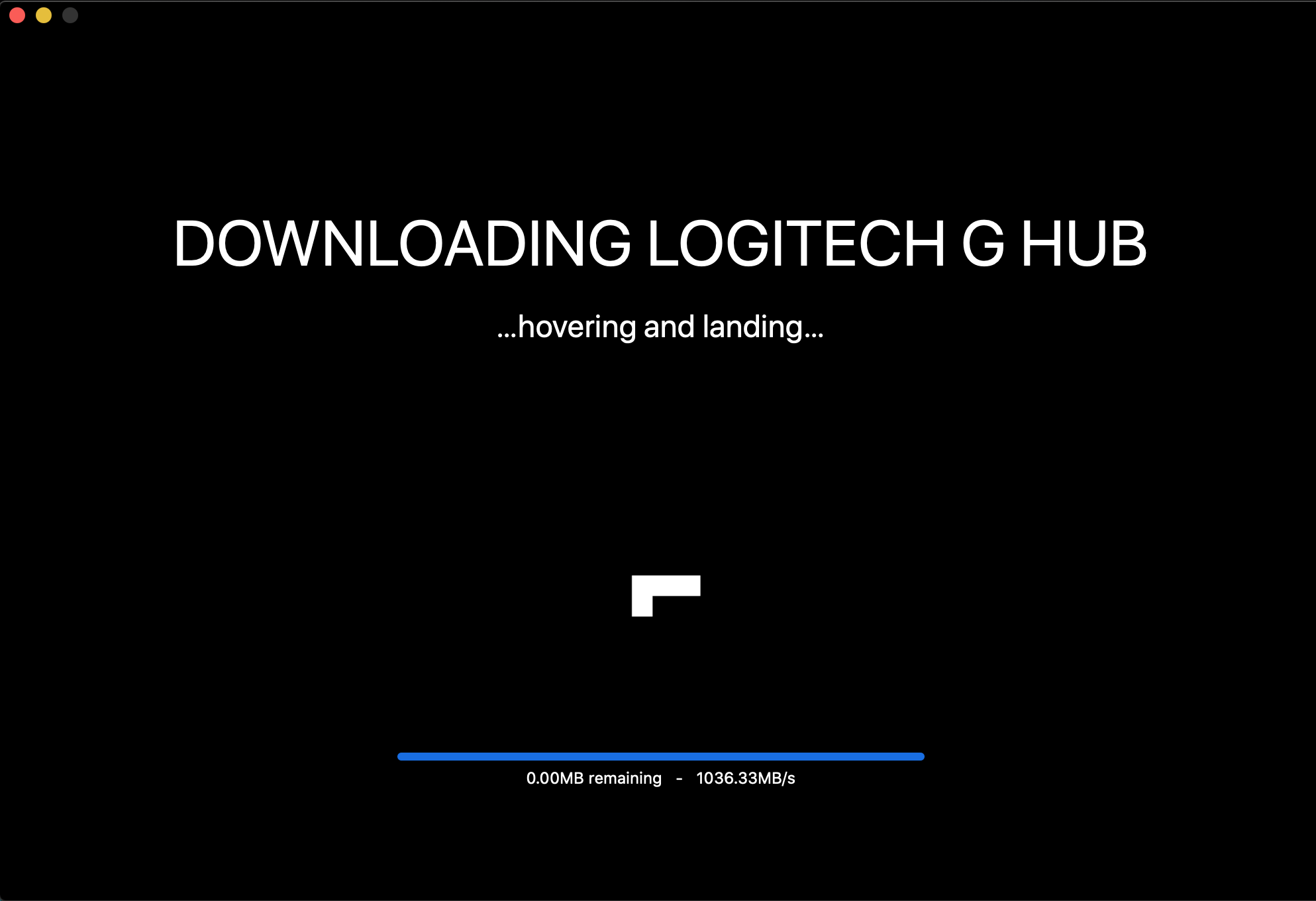 logitech g hub stuck on loading screen 2020