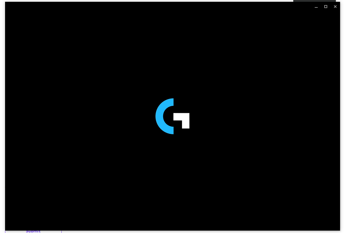 logitech g hub stuck on loading screen