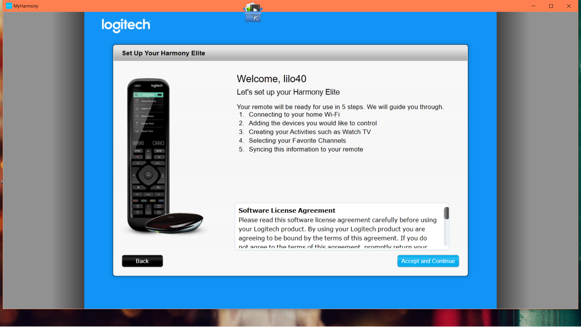 Harmony Hub Logitech Support Download