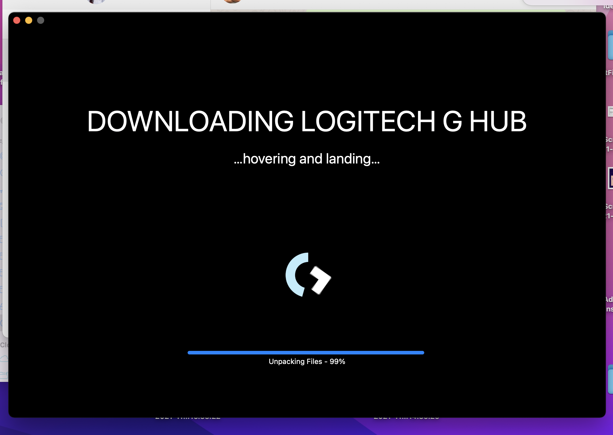 logitech g hub download presets not showing up