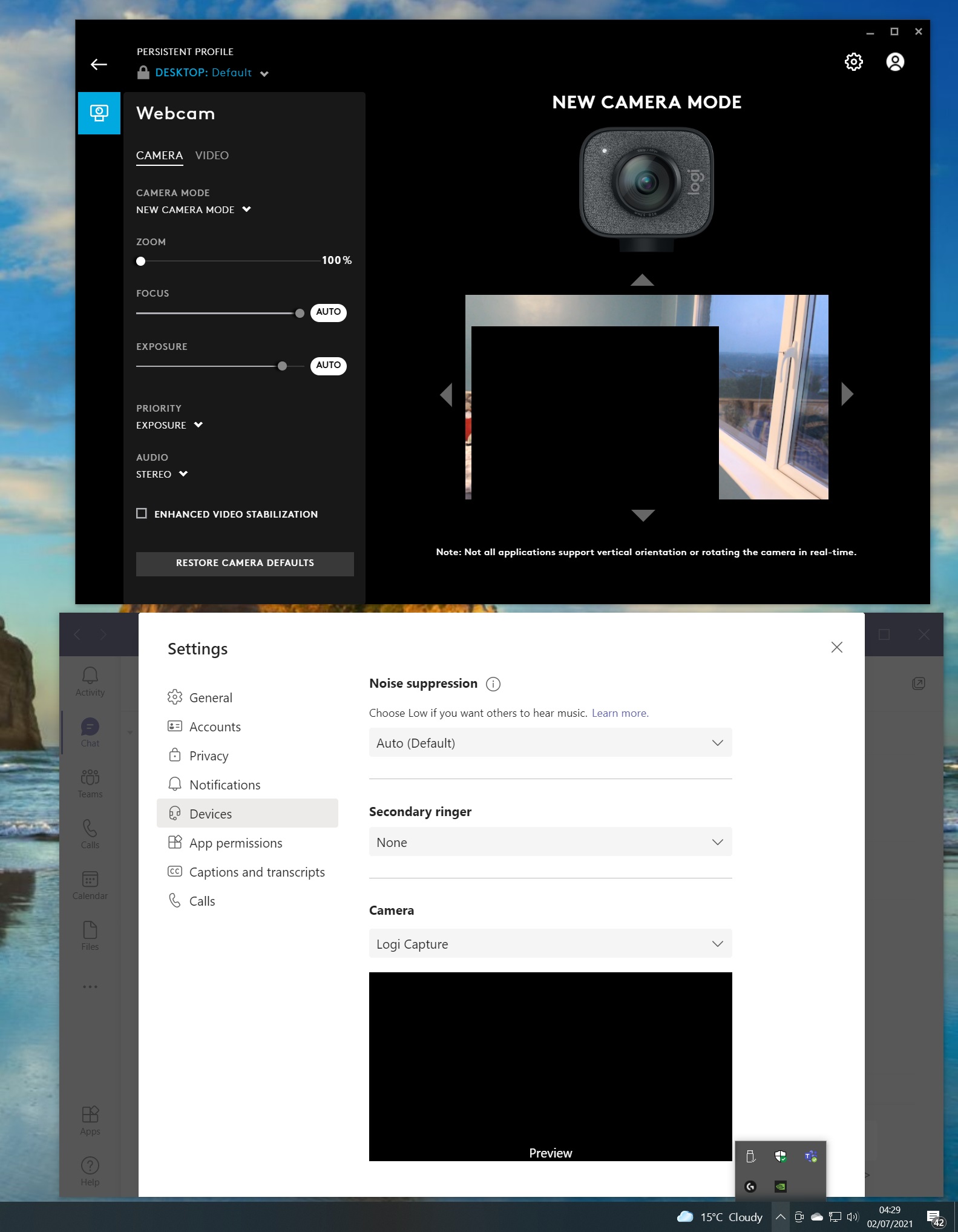 StreamCam with G-HUB: Microsoft Teams – Logitech Support + Download
