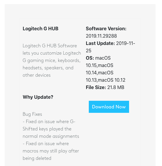 cannot install logitech g hub